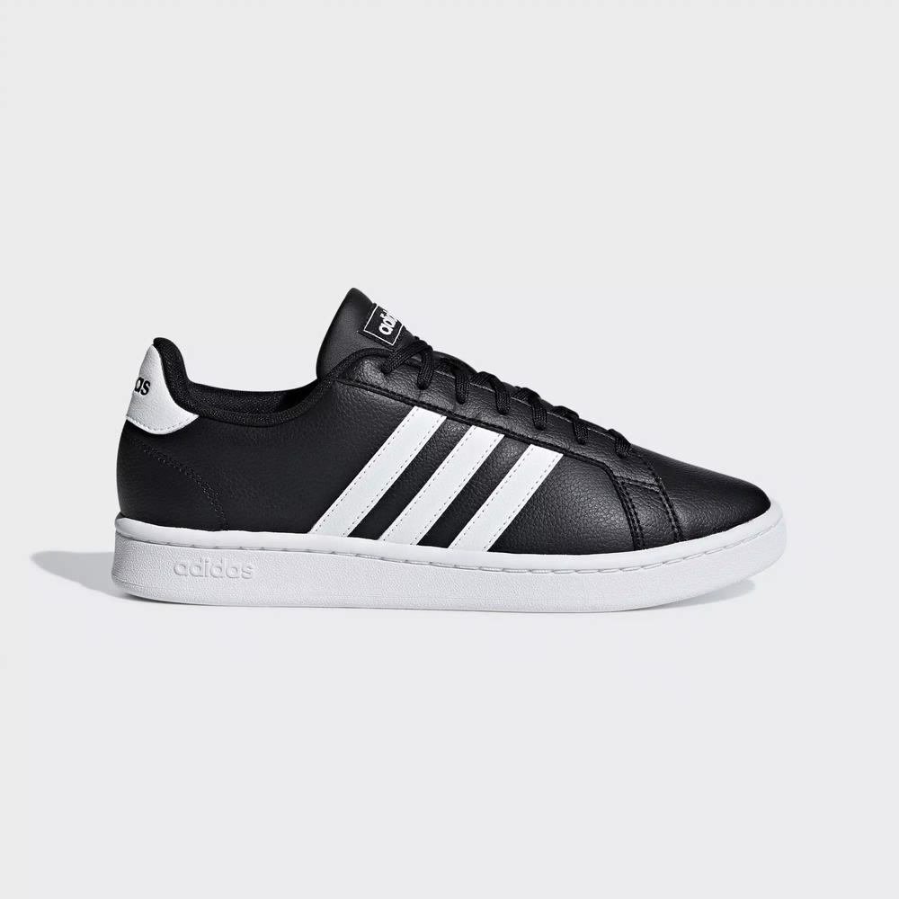 Adidas Grand Court Tenis Negros Para Mujer (MX-63751)